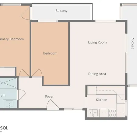 Albaida Ii 2b - South-facing, Sea Views, 150m From *